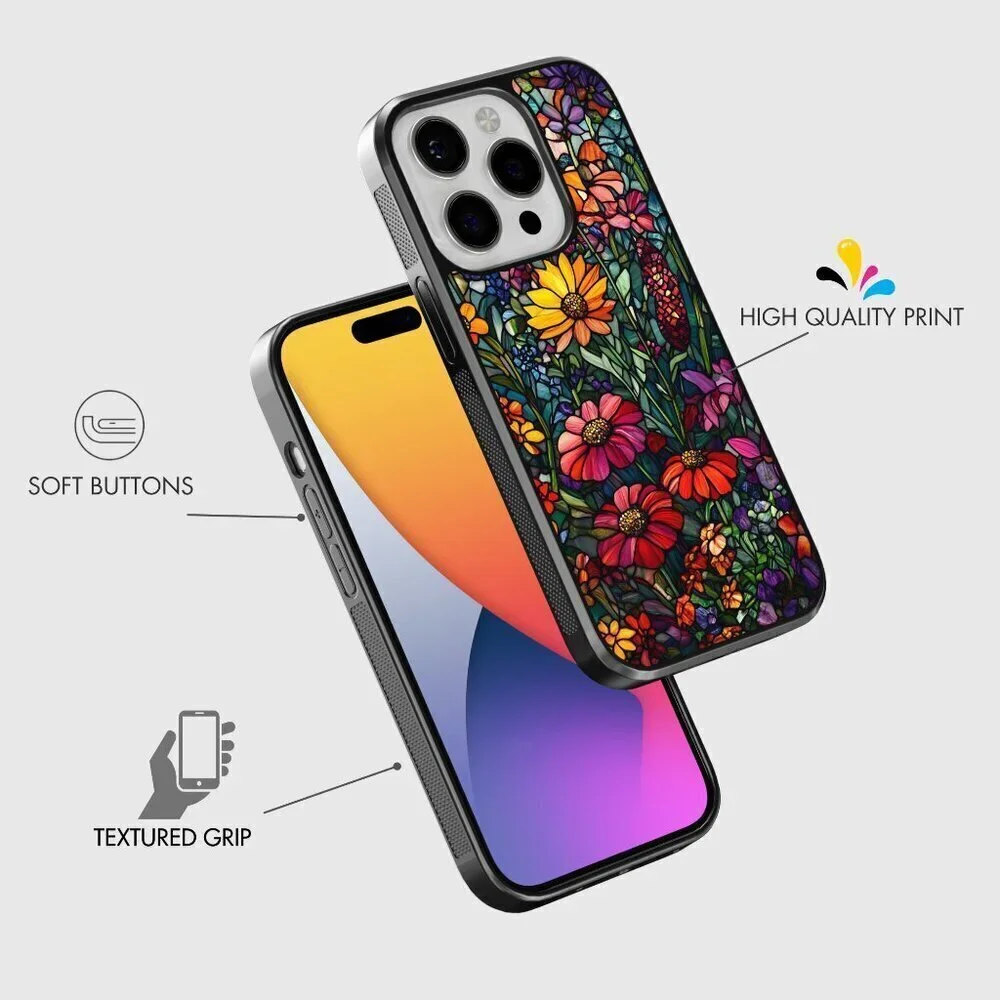 Floral Phone Cover – iPhone 16, 15 Pro, 14, Galaxy S25, S24, S24 Ultra, Pixel 9
